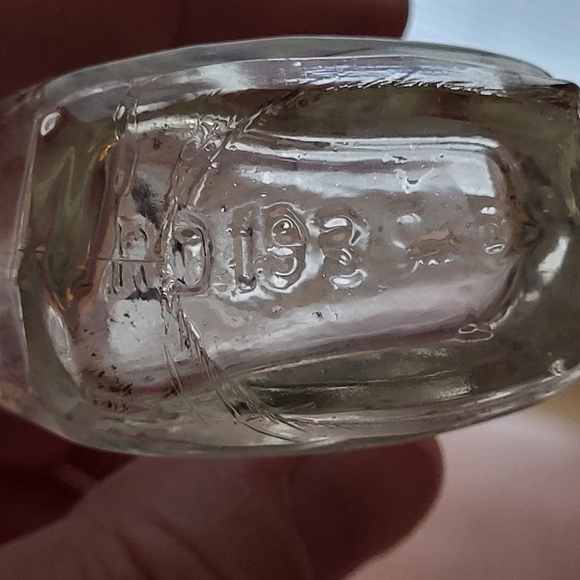 Vintage Clear Glass Vanity Bottles - Picture 5 of 11